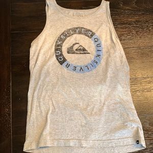Grey boys size 14 Large Tank Top from quiksliver